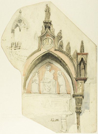 Design for en bue av John Ruskin