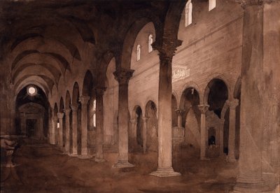 Interiør i San Frediano, Lucca av John Ruskin