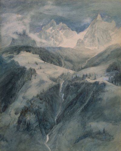 La Cascade de la Folie, Chamonix av John Ruskin