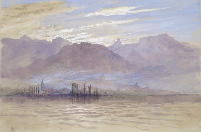 Morgen om våren, med nordøstlig vind, ved Vevey, mai - juni 1849 eller 1. mai 1869 av John Ruskin
