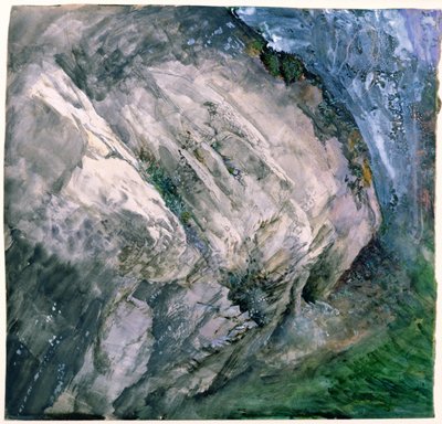 Bergarter og vegetasjon ved Chamouni, 1854 av John Ruskin
