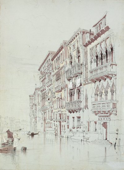 Palazzo Contarini-Fasan, Venezia, 6. - 16. mai 1841 av John Ruskin