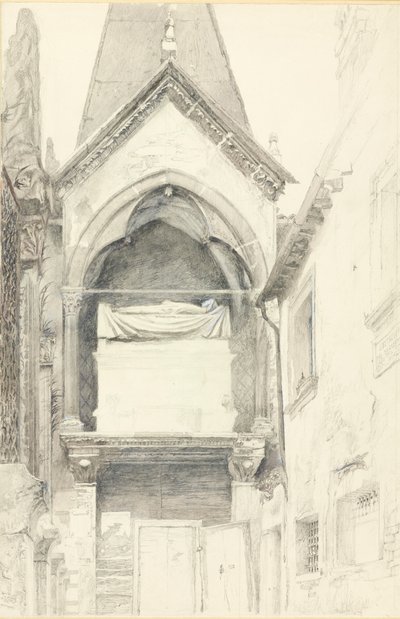 Graven til Cangrande I della Scala, Verona, 28. mai - 29. juni 1869. av John Ruskin