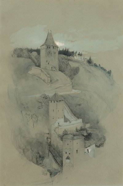 Tårnene i Fribourg, Sveits av John Ruskin