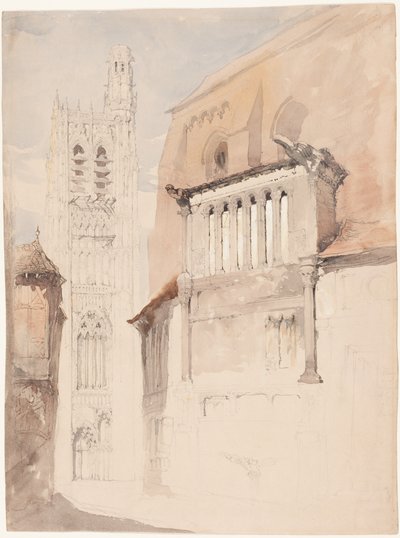 Tårnet på katedralen i Sens av John Ruskin