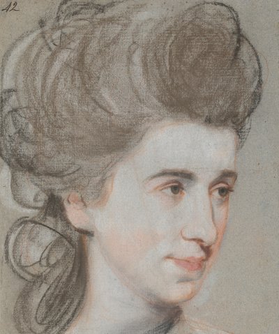Hodet til en dame av John Russell