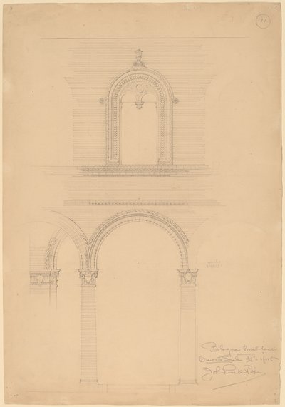 Bologna murvegg av John Russell Pope
