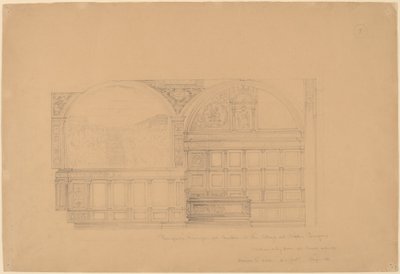 Peruginos Udienza del Cambio i Collegio del Cambio, Perugia av John Russell Pope