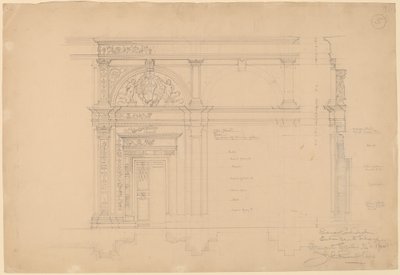 Siena-katedralen, inngang til biblioteket av John Russell Pope