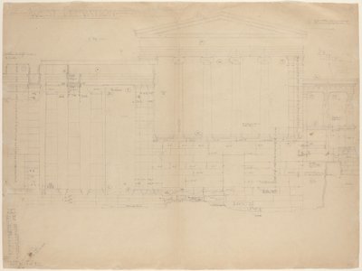 The Erectheum, West Elevation [venstre halvdel] av John Russell Pope