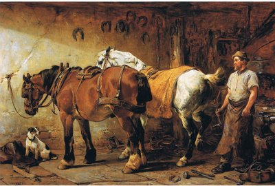 Hos smeden av John Sargent Noble