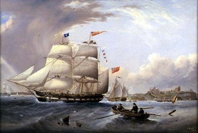 Den "gyldne våren" utenfor Tynemouth av John Scott