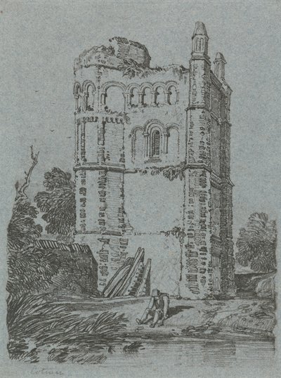 Brandsby Tower, Yorkshire av John Sell Cotman