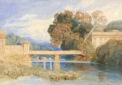 Chateau Navarre, nær Evreux, Normandie av John Sell Cotman