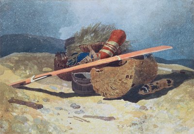 Fish Swills and Rudder, 1809 (blyant, wc på papir) av John Sell Cotman