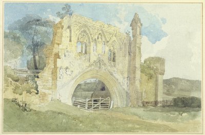 Kirkham Abbey av John Sell Cotman