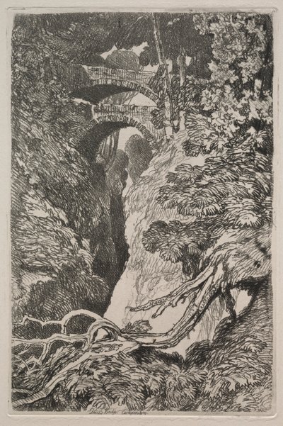 Liber Studiorum: Devil's Bridge, Cardiganshire av John Sell Cotman