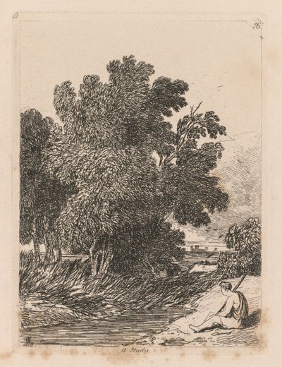 Studiebok: Plate 16, En studie av John Sell Cotman