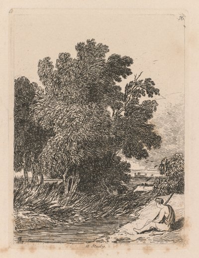 Studiebok: Plate 16, A Study, 1838 av John Sell Cotman