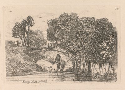 Liber Studiorum: Plate 20, Felbrigg Heath, Norfolk av John Sell Cotman