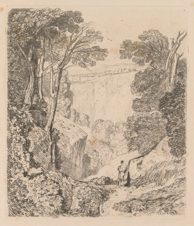 Liber Studiorum: Plate 2, View of Clifton, 1838. av John Sell Cotman