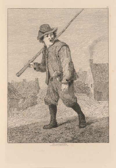 Liber Studiorum: Plate 46, Sketch after Teniers, 1838. av John Sell Cotman