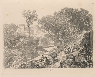Liber Studiorum: Plate 6, The Judgment of Midas av John Sell Cotman
