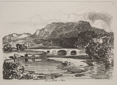 Studiebok: Tan y Beolch, Nord-Wales av John Sell Cotman