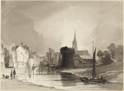 Elvelandskap av John Sell Cotman