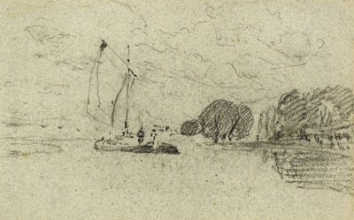 Seillekter (kull) av John Sell Cotman