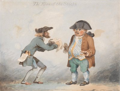 Aksjenes økning (en av et sett på tre) av John Sell Cotman