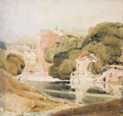 The Water Gate, York (akvarell på papir) av John Sell Cotman