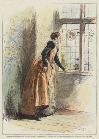 The Heart of Denise (chromolitho) av John Seymour Lucas