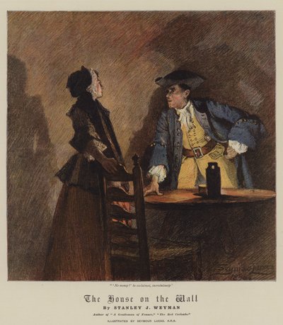 Huset på veggen (chromolitho) av John Seymour Lucas