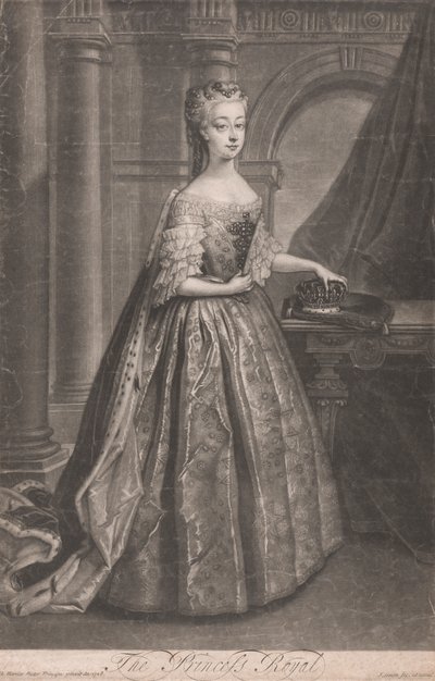 The Princess Royal (Prinsesse Ann, eldste datter av George II) av John Simon