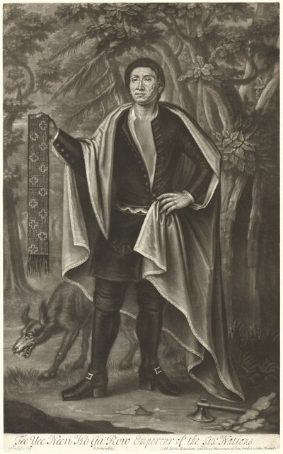 Tee Yee Neen Ho Ga Row, keiser av de seks nasjoner av John Simon after John Verelst