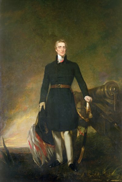 Arthur Wellesley (1769-1852) Duke of Wellington (olje på lerret) av John Simpson