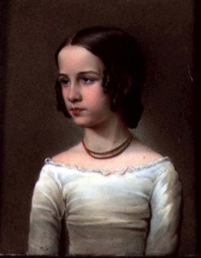Miniatyr av Sarah Simpson på 12 år av John Simpson