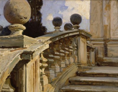 En balustrade av John Singer Sargent