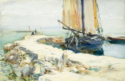 Over Gardasjøen av John Singer Sargent