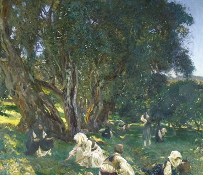 Albanske olivensamlere av John Singer Sargent