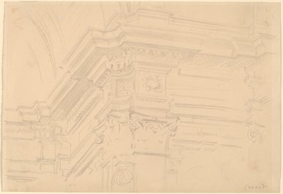 Royal Chapel Entablature, Granada, 1912. av John Singer Sargent