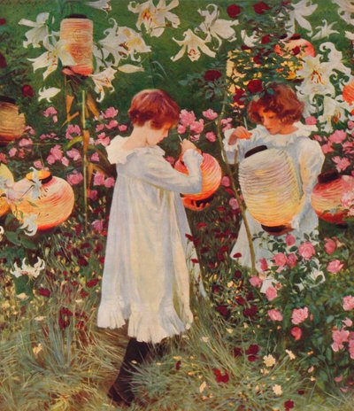 Nellik, Lily, Lily, Rose, 1885-86, 1938 av John Singer Sargent