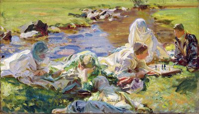 Dolce far niente, ca. 1907 av John Singer Sargent