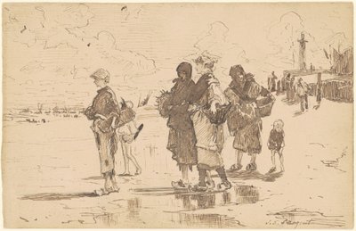 Ut til fisketuren for å fiske, 1878. av John Singer Sargent