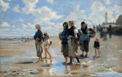På vei ut for å fiske, eller sette ut for å fiske av John Singer Sargent