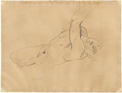 Fallende naken mann [verso] av John Singer Sargent