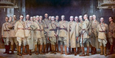 Generaloffiserer fra første verdenskrig av John Singer Sargent