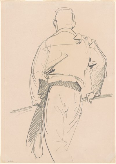 Gondolier, Venezia, 1912. av John Singer Sargent