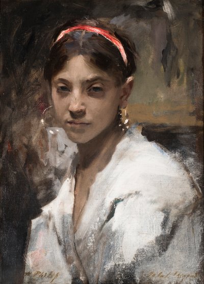 Leder for en Capri-jente, 1878 av John Singer Sargent